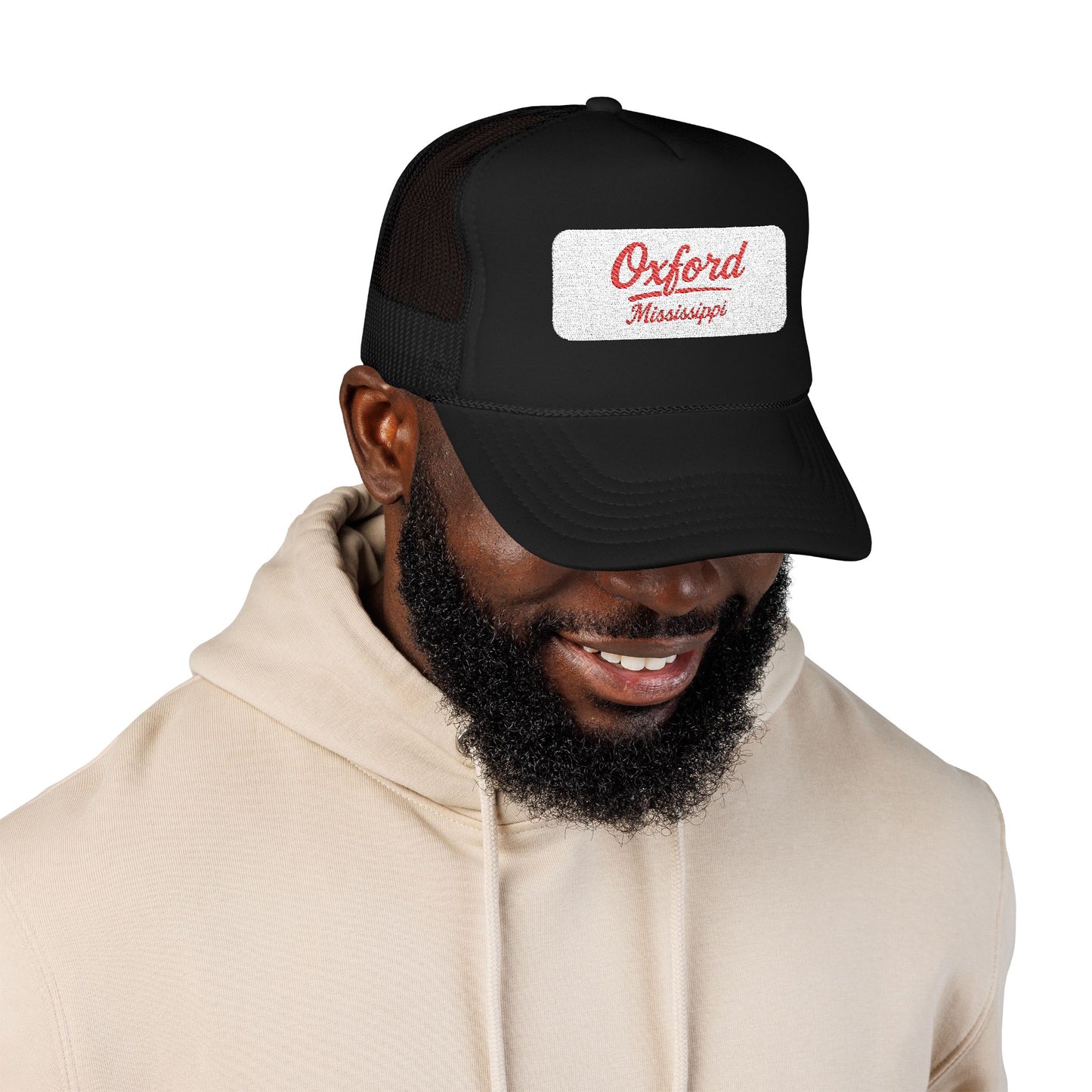 Oxford, Mississippi Embroidered Foam Trucker Hat