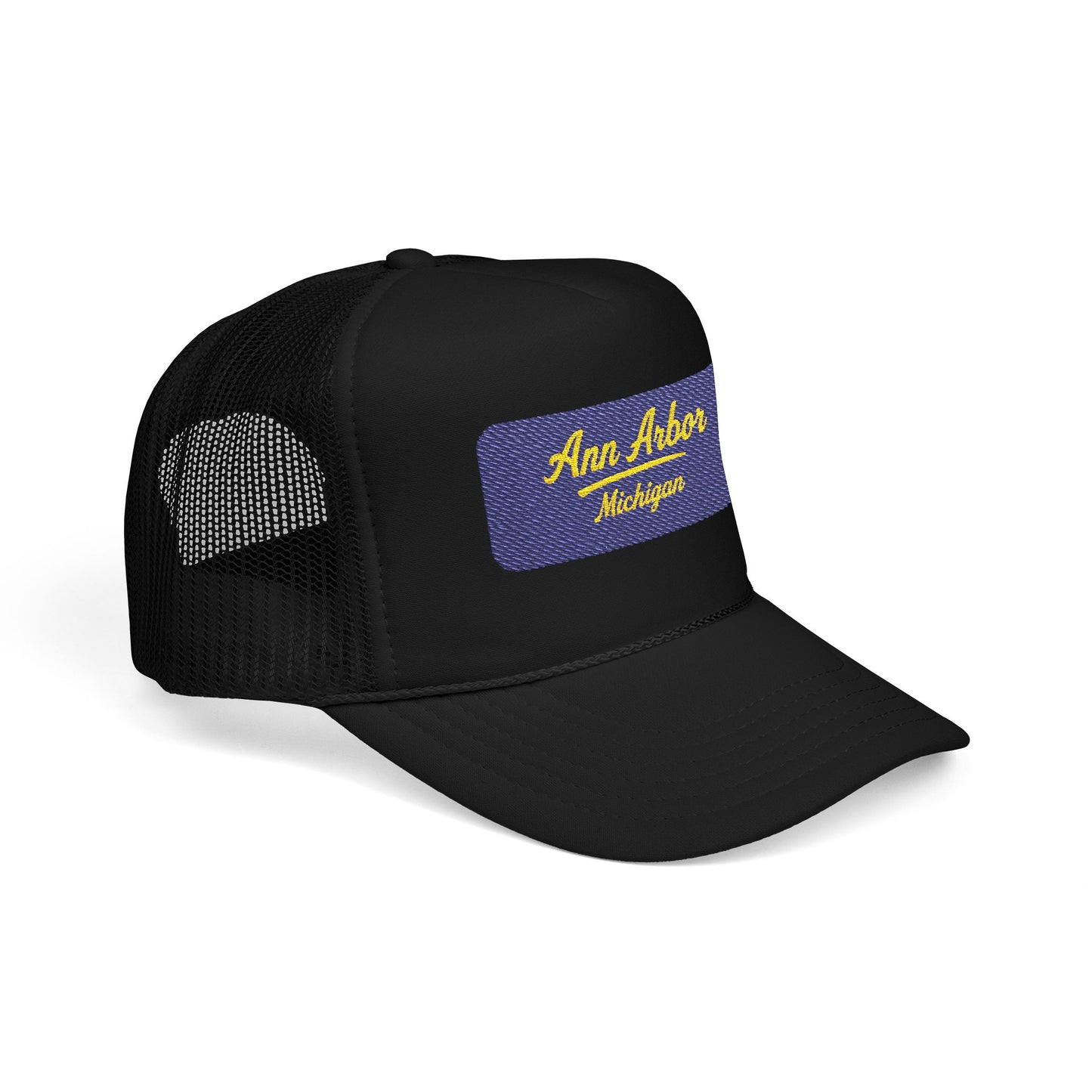 Ann Arbor, Michigan Embroidered Foam Trucker Hat