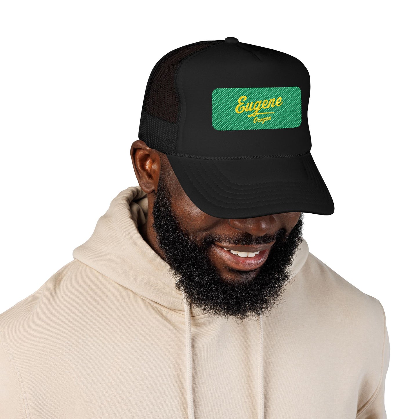 Eugene, Oregon Embroidered Foam Trucker Hat