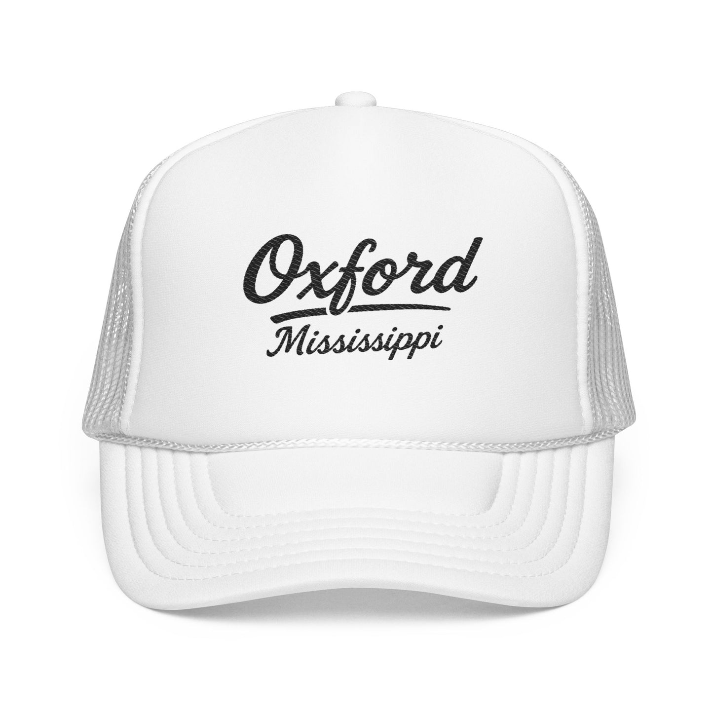 Oxford Mississippi Embroidered Foam Trucker Hat