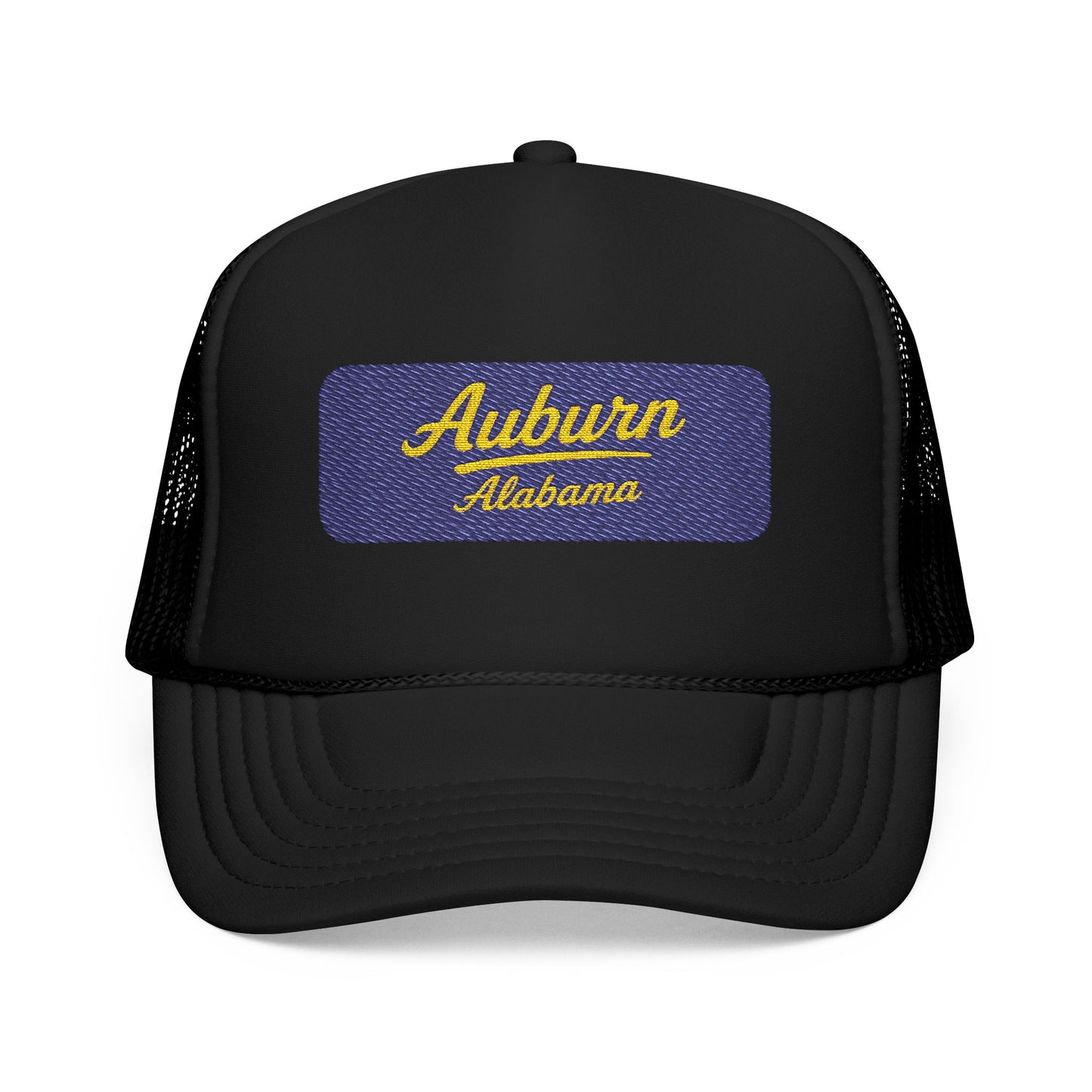 Auburn, Alabama Embroidered Foam Trucker Hat
