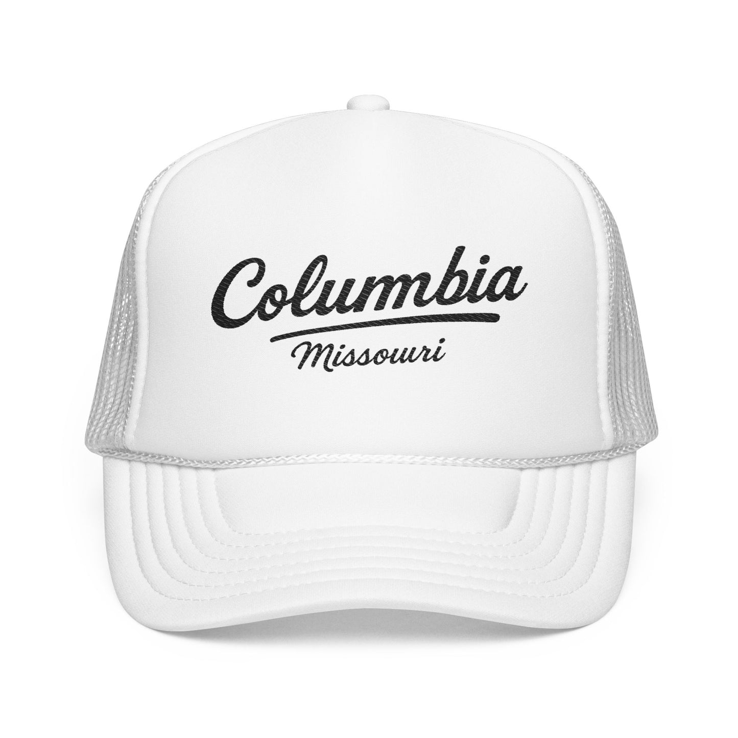 Columbia, Missouri Embroidered Foam Trucker Hat