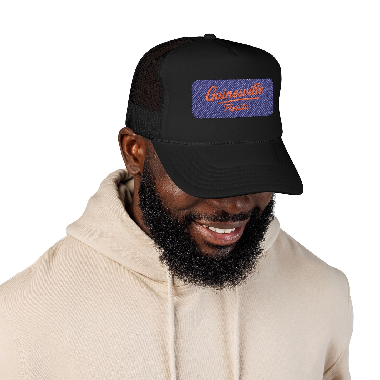 Gainesville, Florida Embroidered Foam Trucker Hat