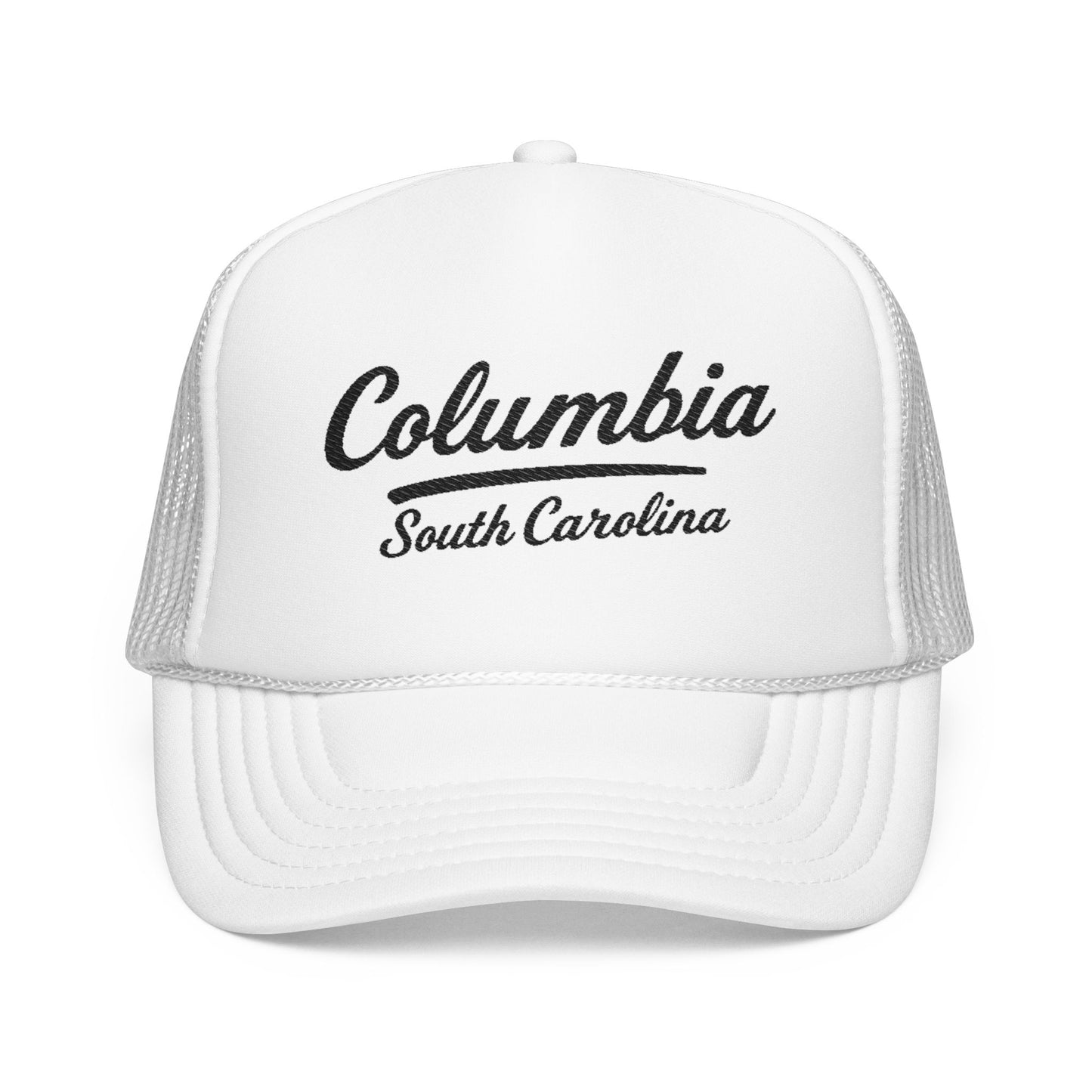 Columbia, South Carolina Embroidered Foam Trucker Hat