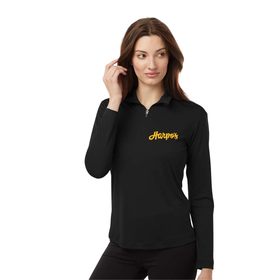 Harpo's Script Women's Performance Quarter-Zip