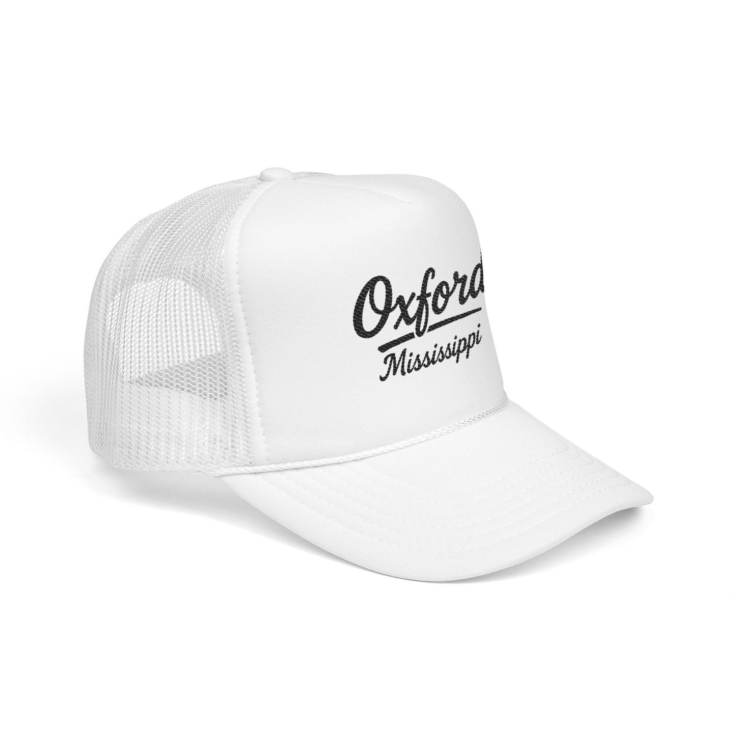 Oxford Mississippi Embroidered Foam Trucker Hat