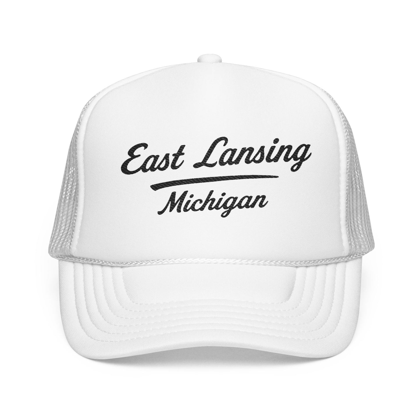 East Lansing, Michigan Embroidered Foam Trucker Hat