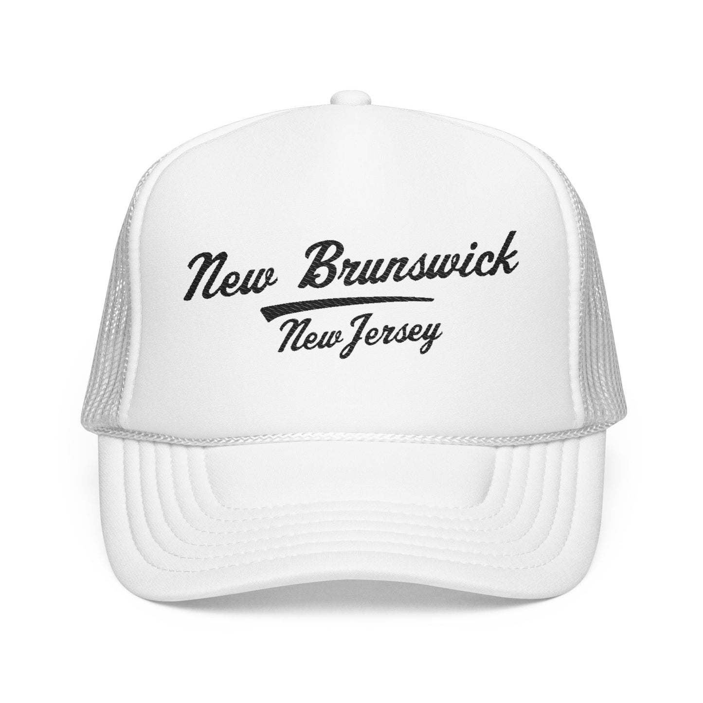 New Brunswick, New Jersey Embroidered Foam Trucker Hat