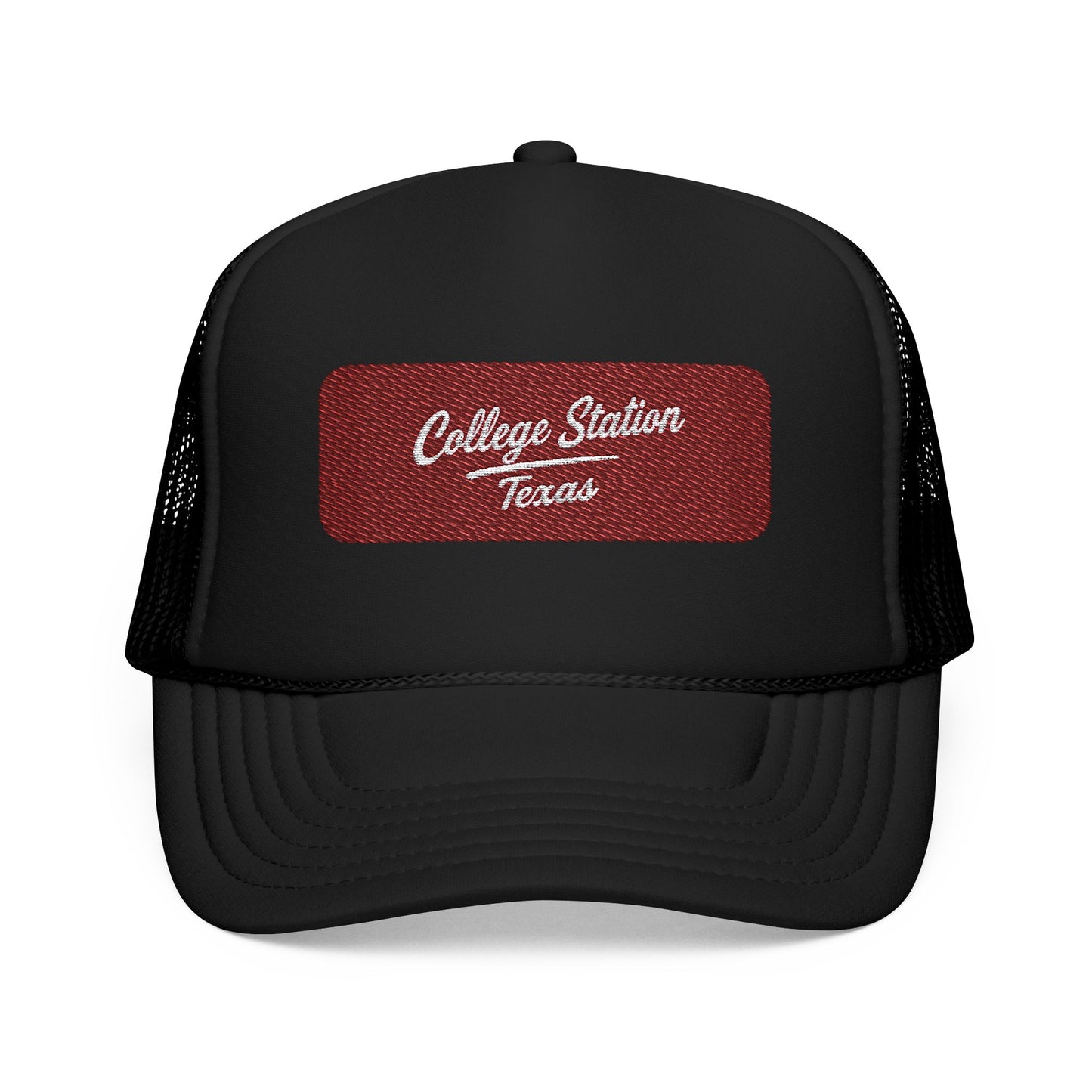 College Station, Texas Embroidered Foam Trucker Hat