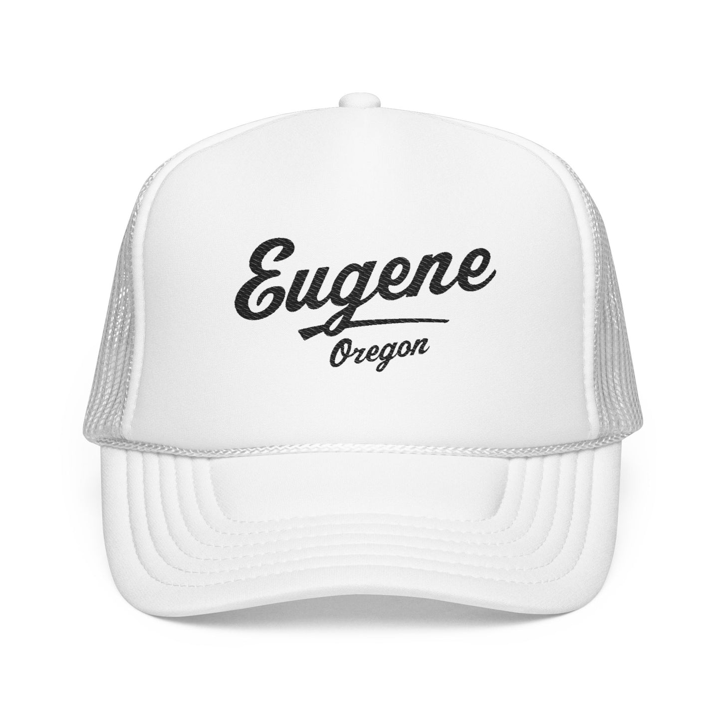 Eugene, Oregon Embroidered Foam Trucker Hat