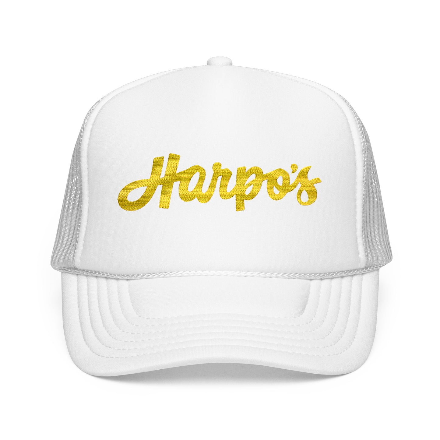 Harpos Embroidered Foam Trucker Hat