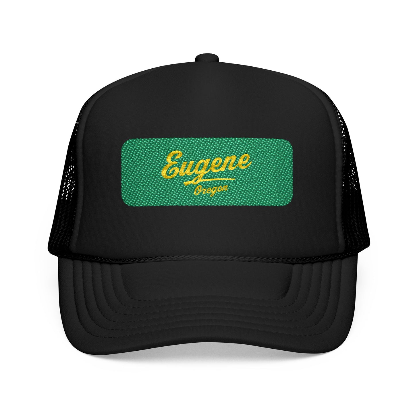 Eugene, Oregon Embroidered Foam Trucker Hat