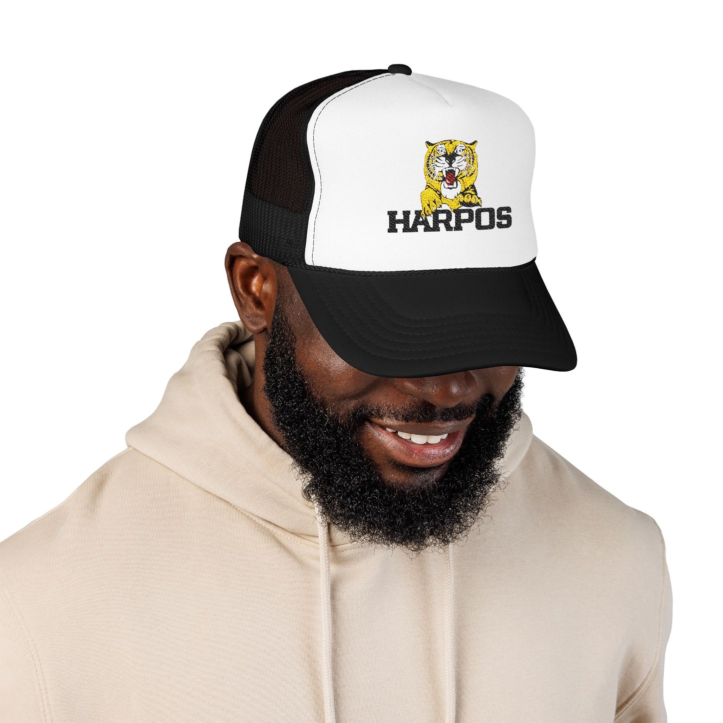 Harpo's Vintage Embroidered Foam Trucker Hat