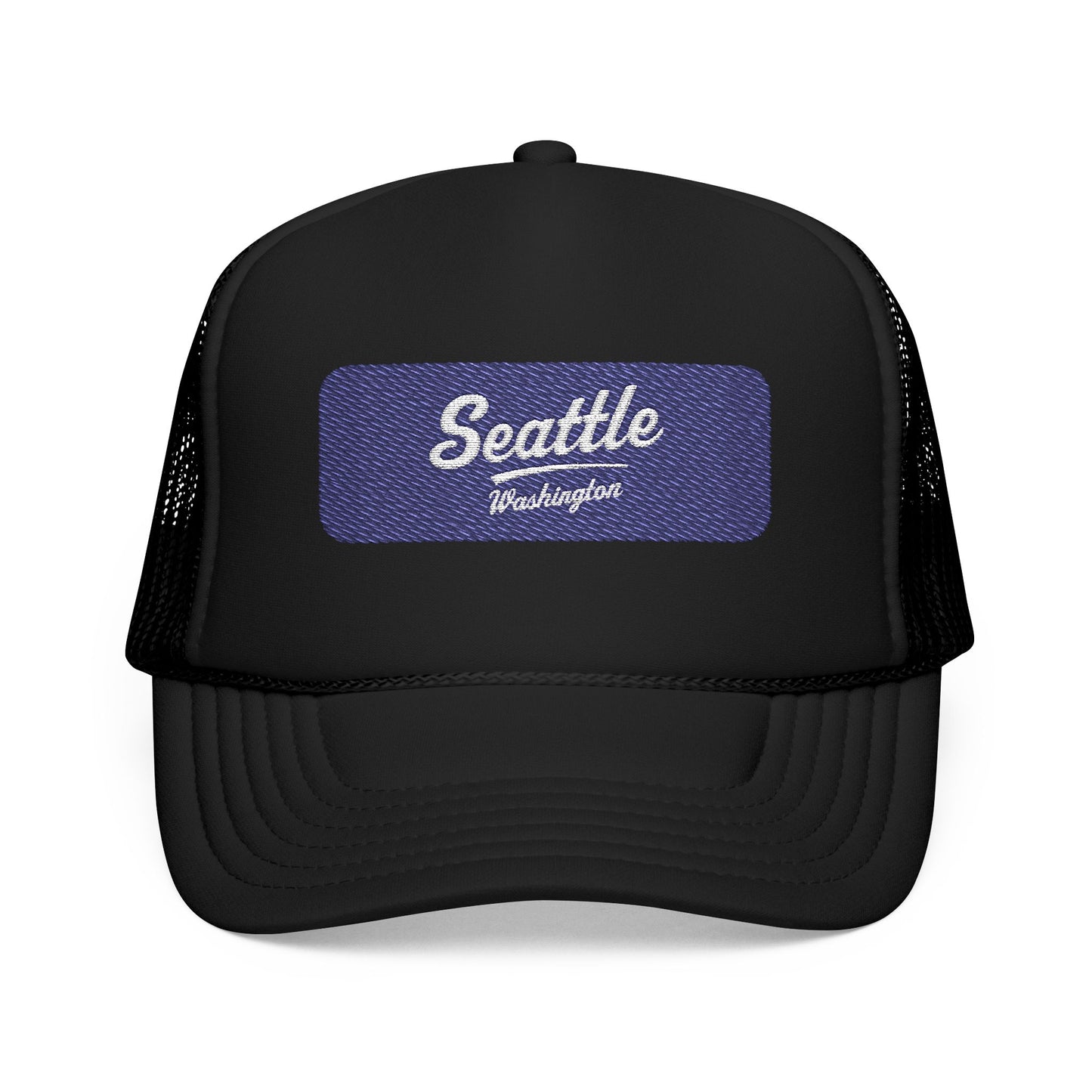 Seattle, Washington Embroidered Foam Trucker Hat