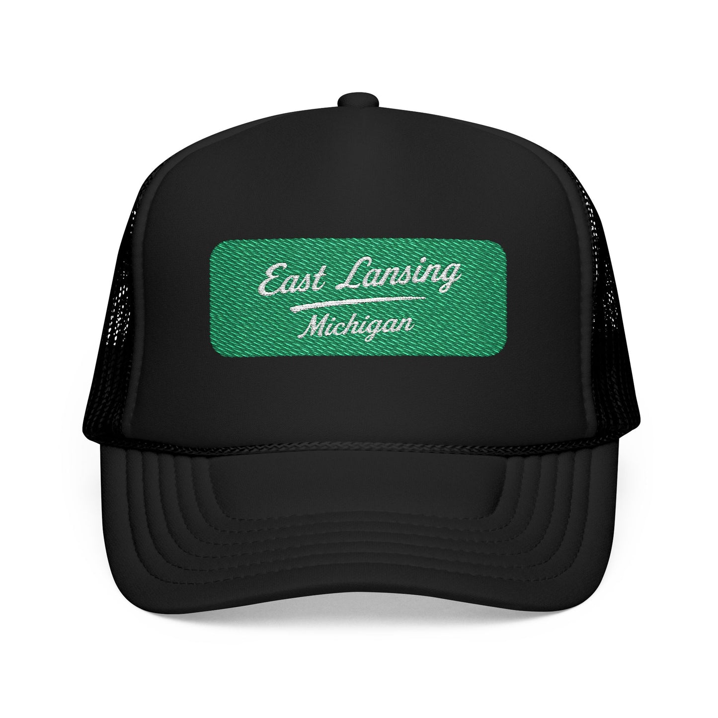 East Lansing, Michigan Embroidered Foam Trucker Hat