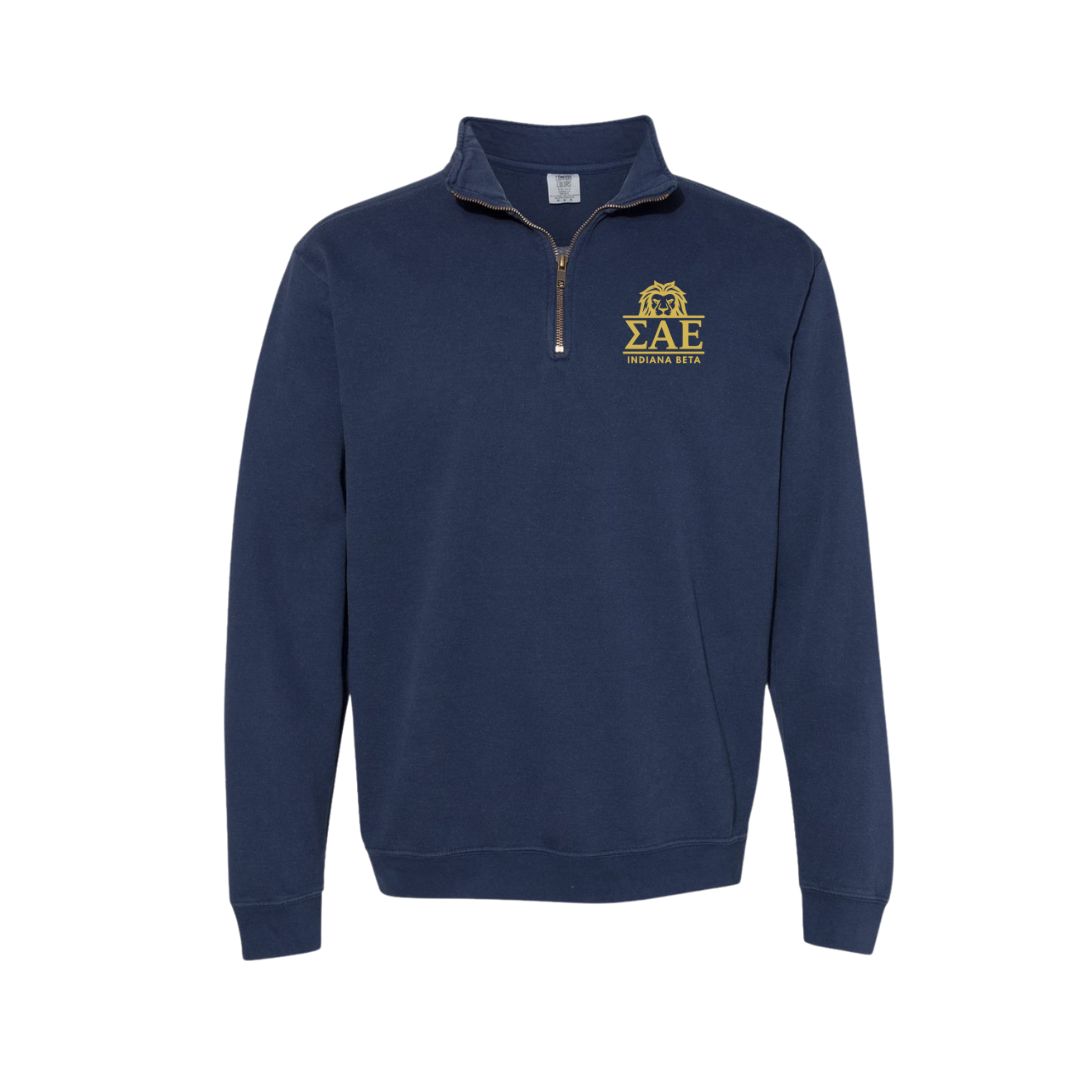 SAE - Purdue - Premium Quarter Zip (Gold Edition)