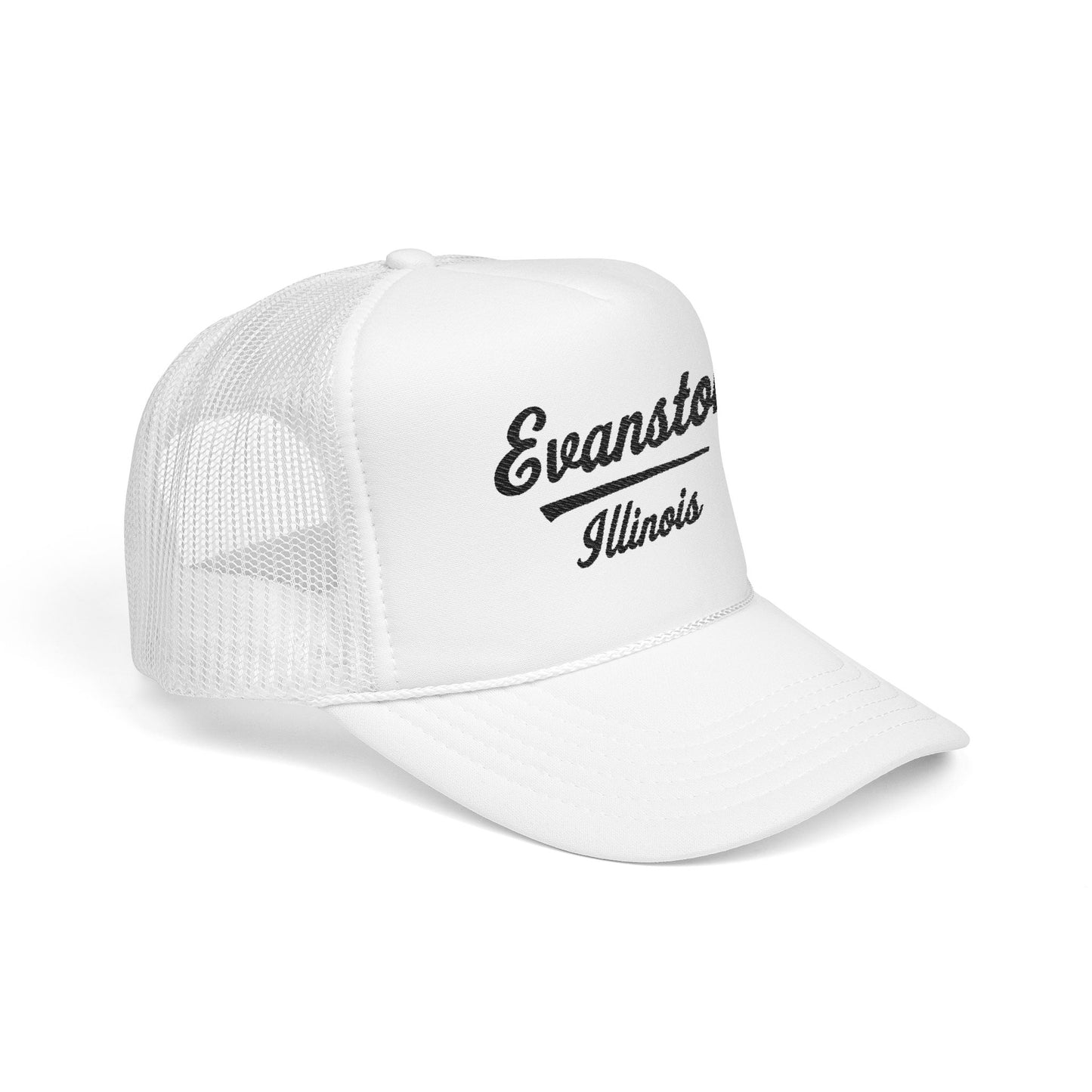 Evanston, Illinois Embroidered Foam Trucker Hat