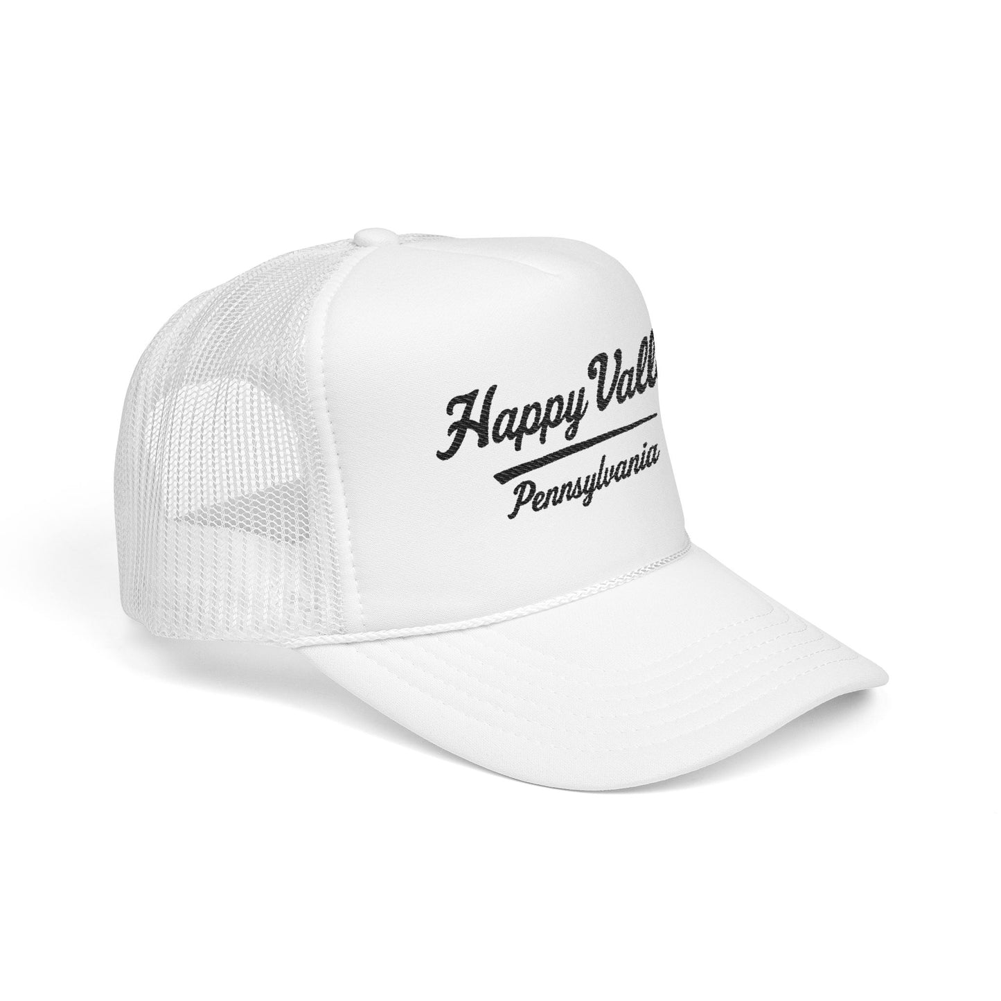 Happy Valley, Pennsylvania Embroidered Foam Trucker Hat