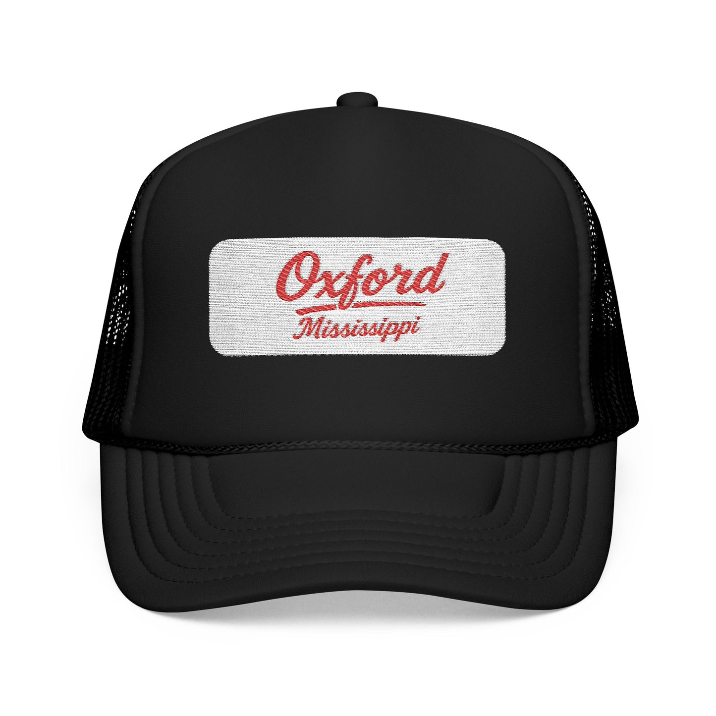 Oxford, Mississippi Embroidered Foam Trucker Hat
