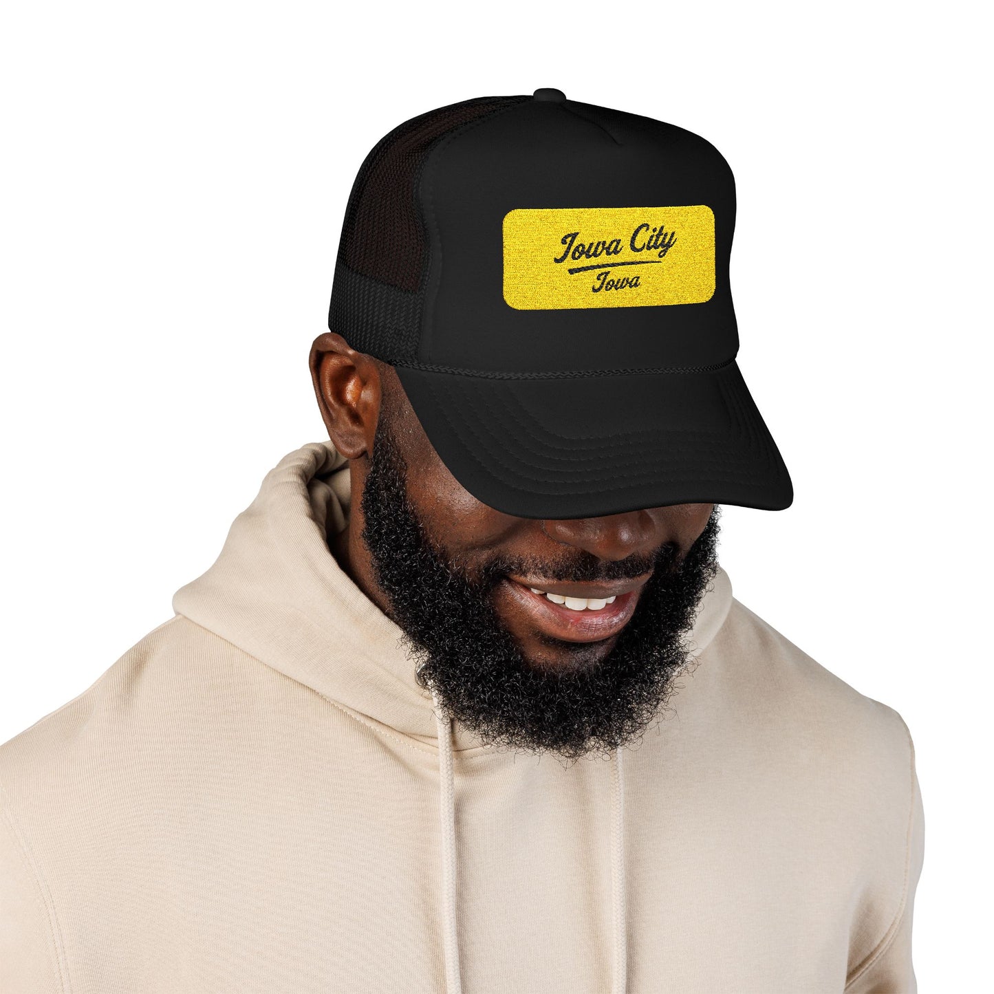 Iowa City, Iowa Embroidered Foam Trucker Hat