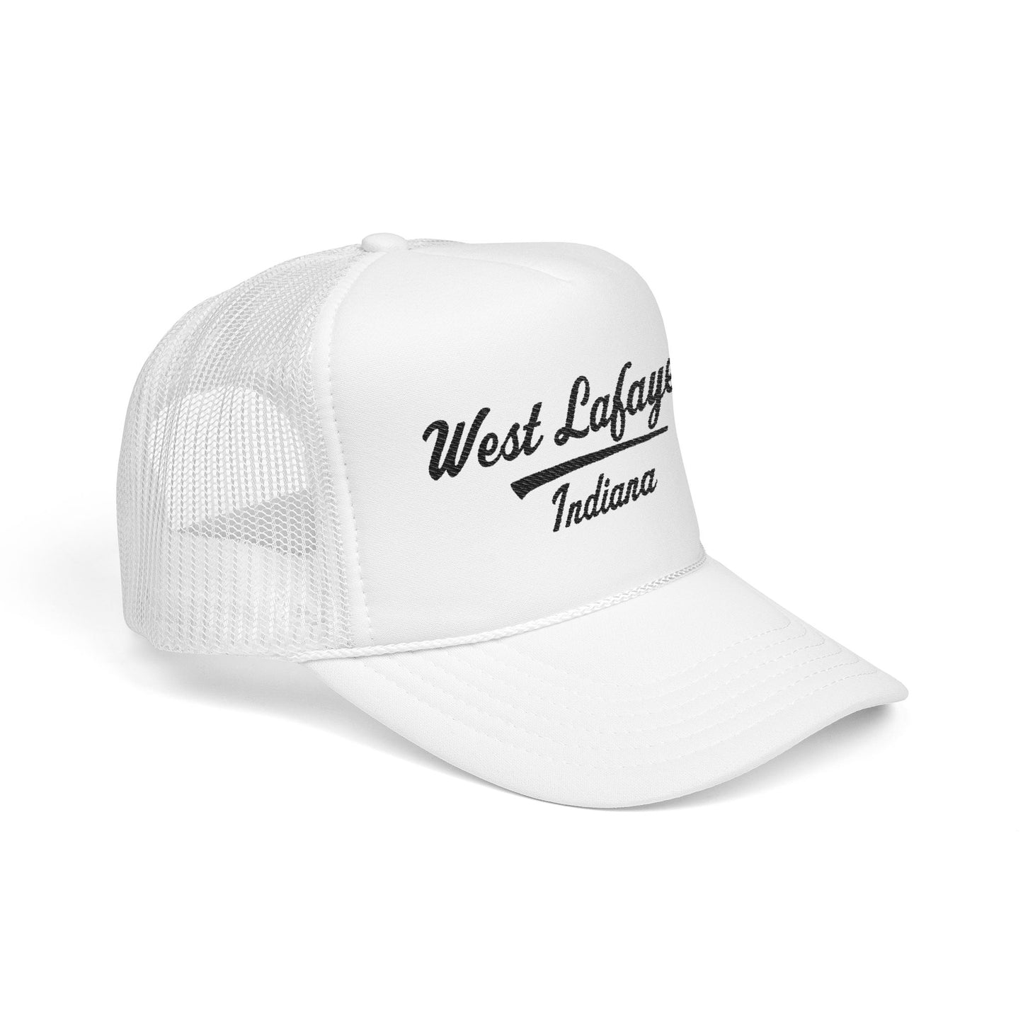 West Lafayette, Indiana Embroidered Foam Trucker Hat