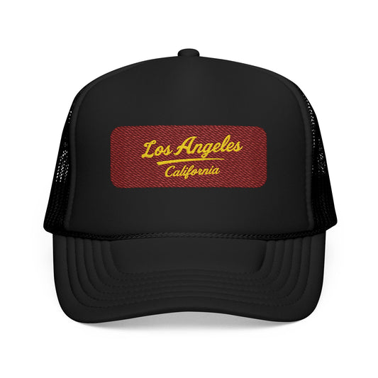 Los Angeles, California Embroidered Foam Trucker Hat
