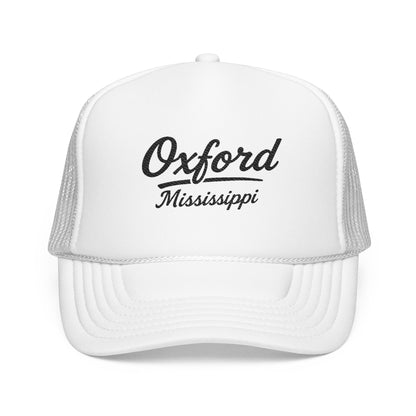 Oxford Mississippi Embroidered Foam Trucker Hat