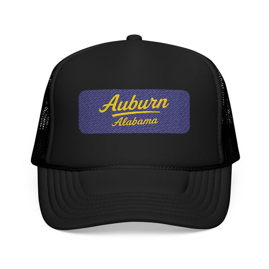 Auburn, Alabama Embroidered Foam Trucker Hat