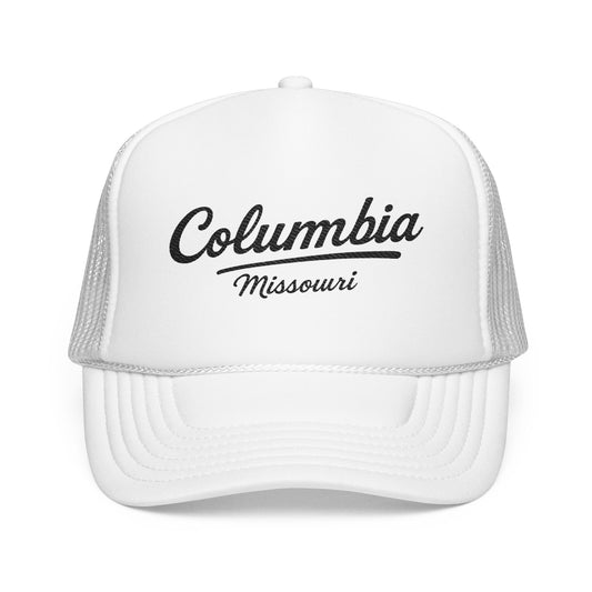 Columbia, Missouri Embroidered Foam Trucker Hat