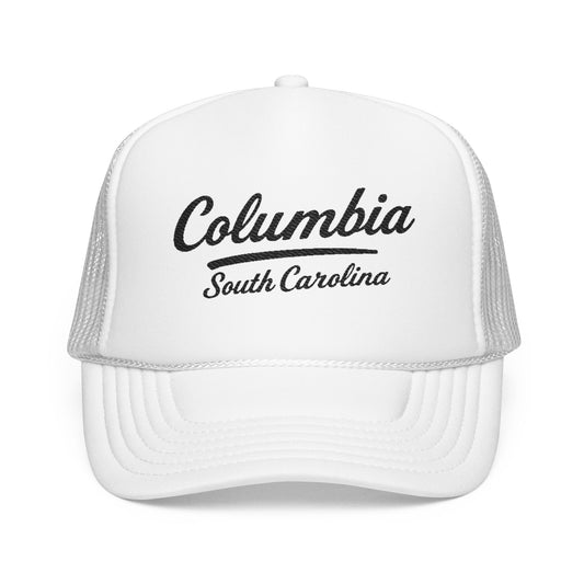 Columbia, South Carolina Embroidered Foam Trucker Hat