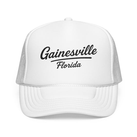 Gainesville, Florida Embroidered Foam Trucker Hat