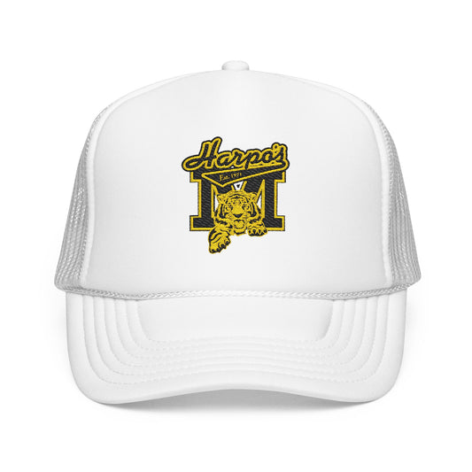 Harpos Embroidered Foam Trucker Hat