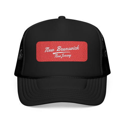 New Brunswick, New Jersey Embroidered Foam Trucker Hat