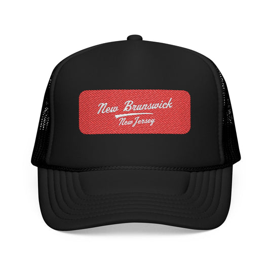 New Brunswick, New Jersey Embroidered Foam Trucker Hat