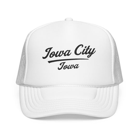 Iowa City, Iowa Embroidered Foam Trucker Hat