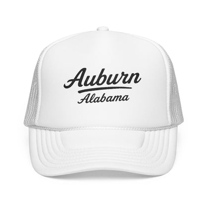 Auburn, Alabama Embroidered Foam Trucker Hat