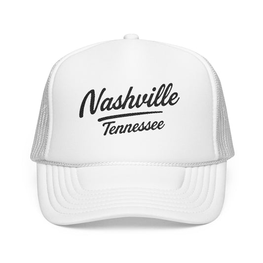 Nashville, Tennessee Embroidered Foam Trucker Hat