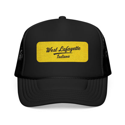 West Lafayette, Indiana Embroidered Foam Trucker Hat