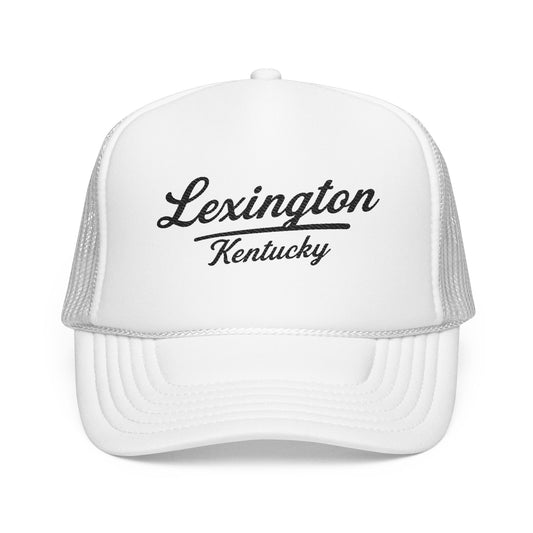 Lexington, Kentucky Embroidered Foam Trucker Hat