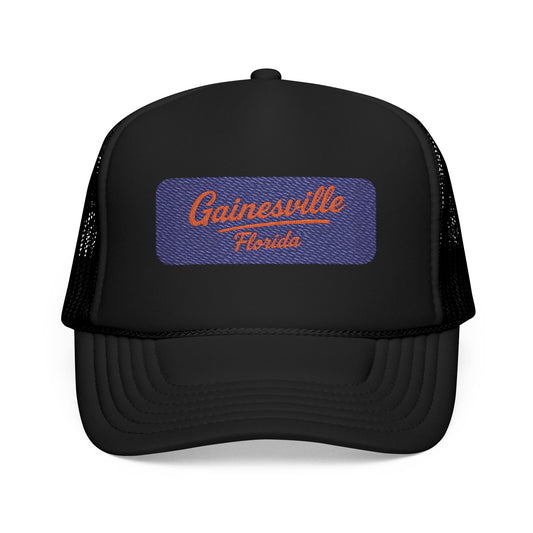 Gainesville, Florida Embroidered Foam Trucker Hat
