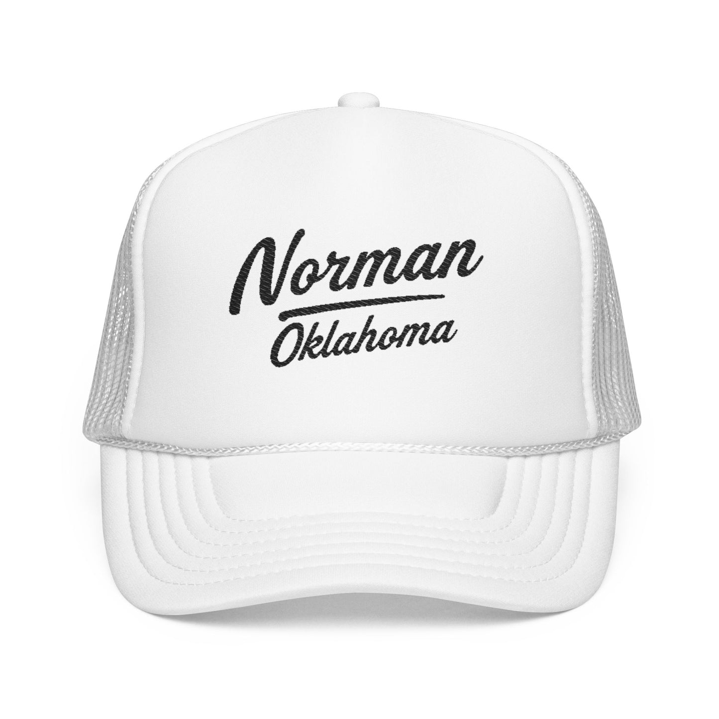 Norman, Oklahoma Embroidered Foam Trucker Hat