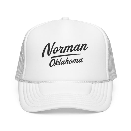 Norman, Oklahoma Embroidered Foam Trucker Hat