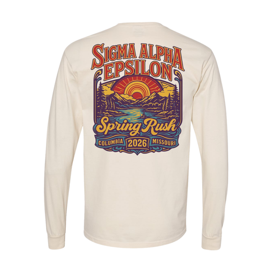 Sigma Alpha Epsilon - Mizzou - Spring Rush Shirt 2025 (Long)