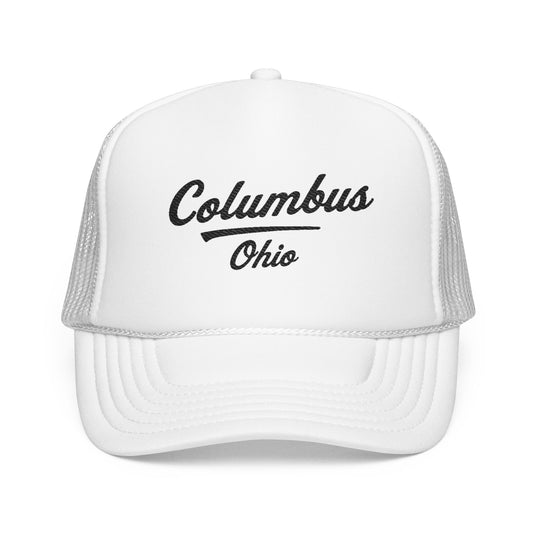 Columbus, Ohio Embroidered Foam Trucker Hat