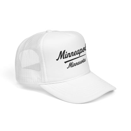 Minneapolis, Minnesota Embroidered Foam Trucker Hat
