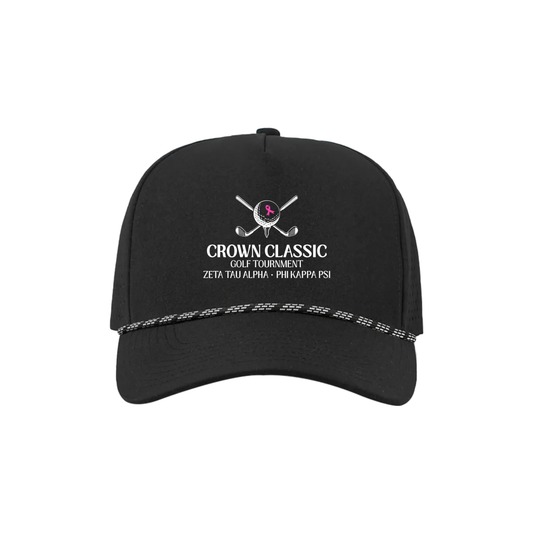 Crown Classic Black Hat