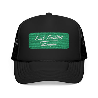East Lansing, Michigan Embroidered Foam Trucker Hat